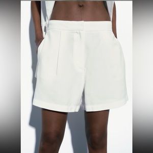 Zara pleated shorts/new collection/matching vest available on side listing